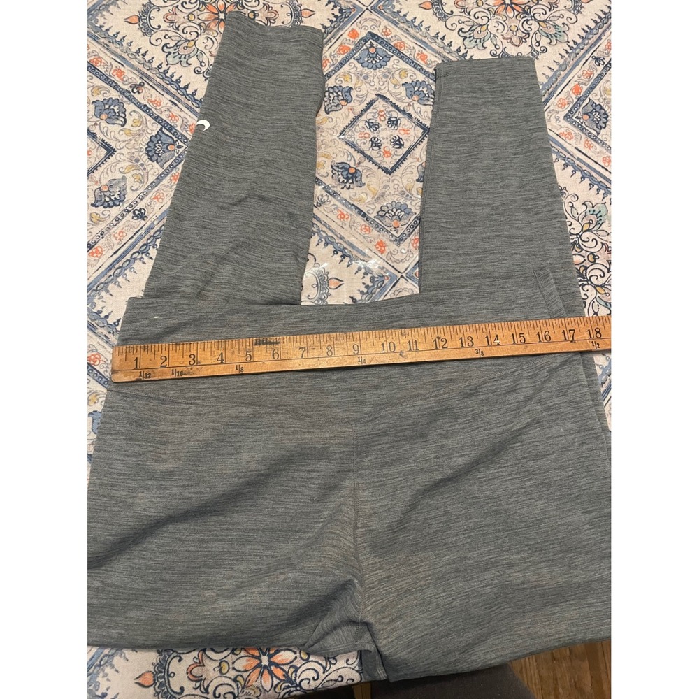 Nike Dri-FIT Womens XL Heathered Gray High Waisted Athletic Leggings DD0252-068 - Picture 4 of 4